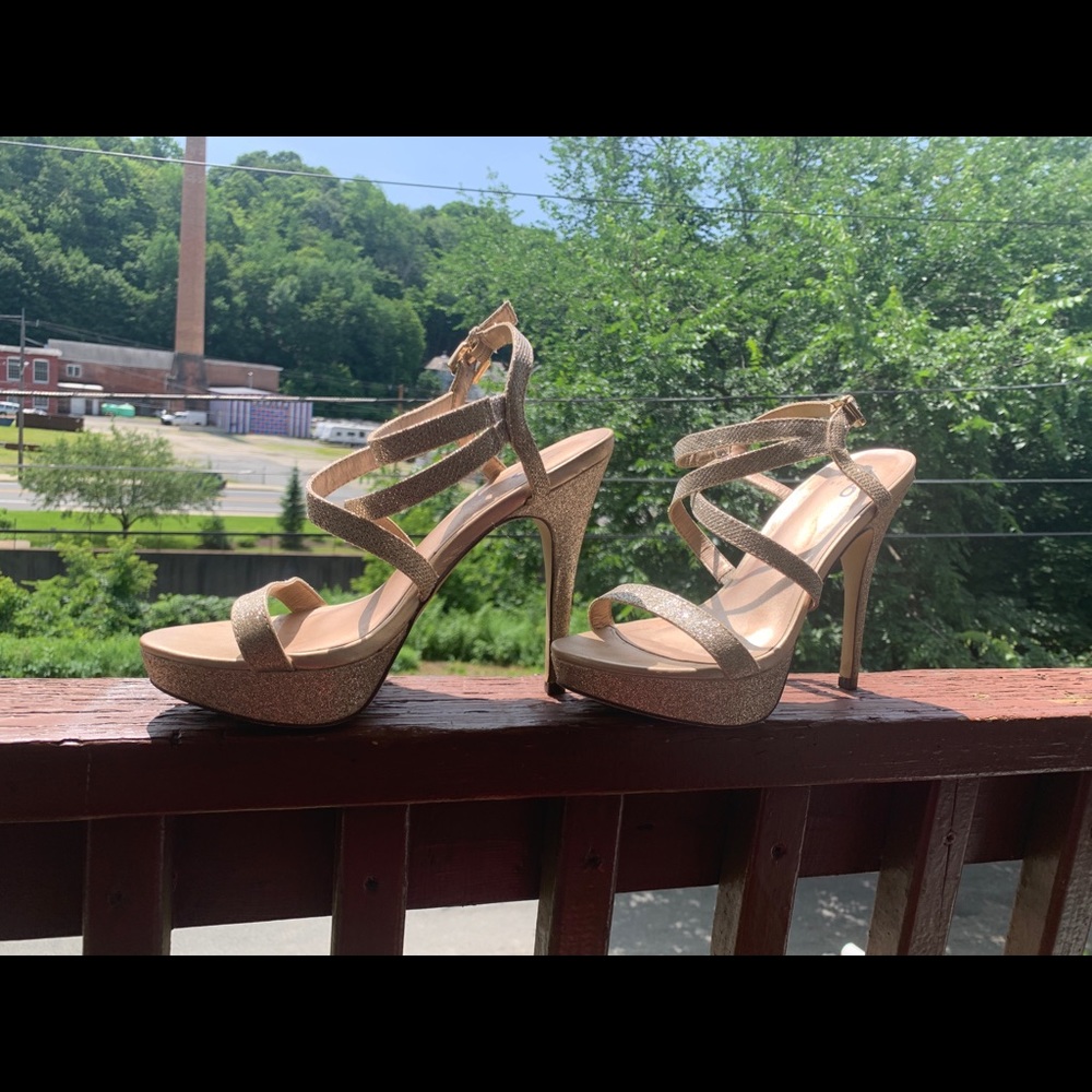 Sparkly heels